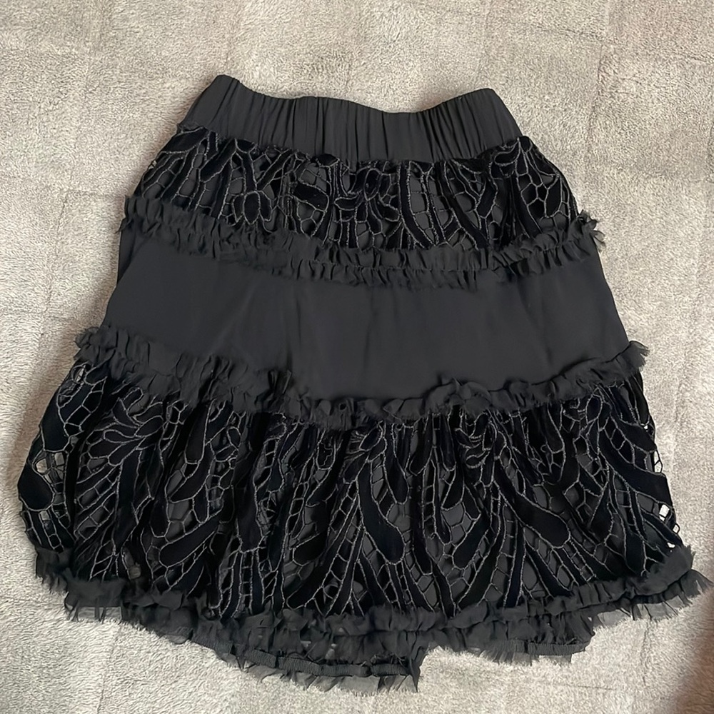 Alexis Black detailed Skirt